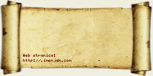 Andjelina Tamindžija vizit kartica